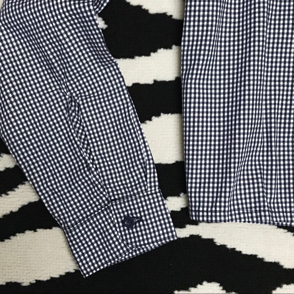 Topshop Moto Gingham Frill Shirt - Picture 6 of 7